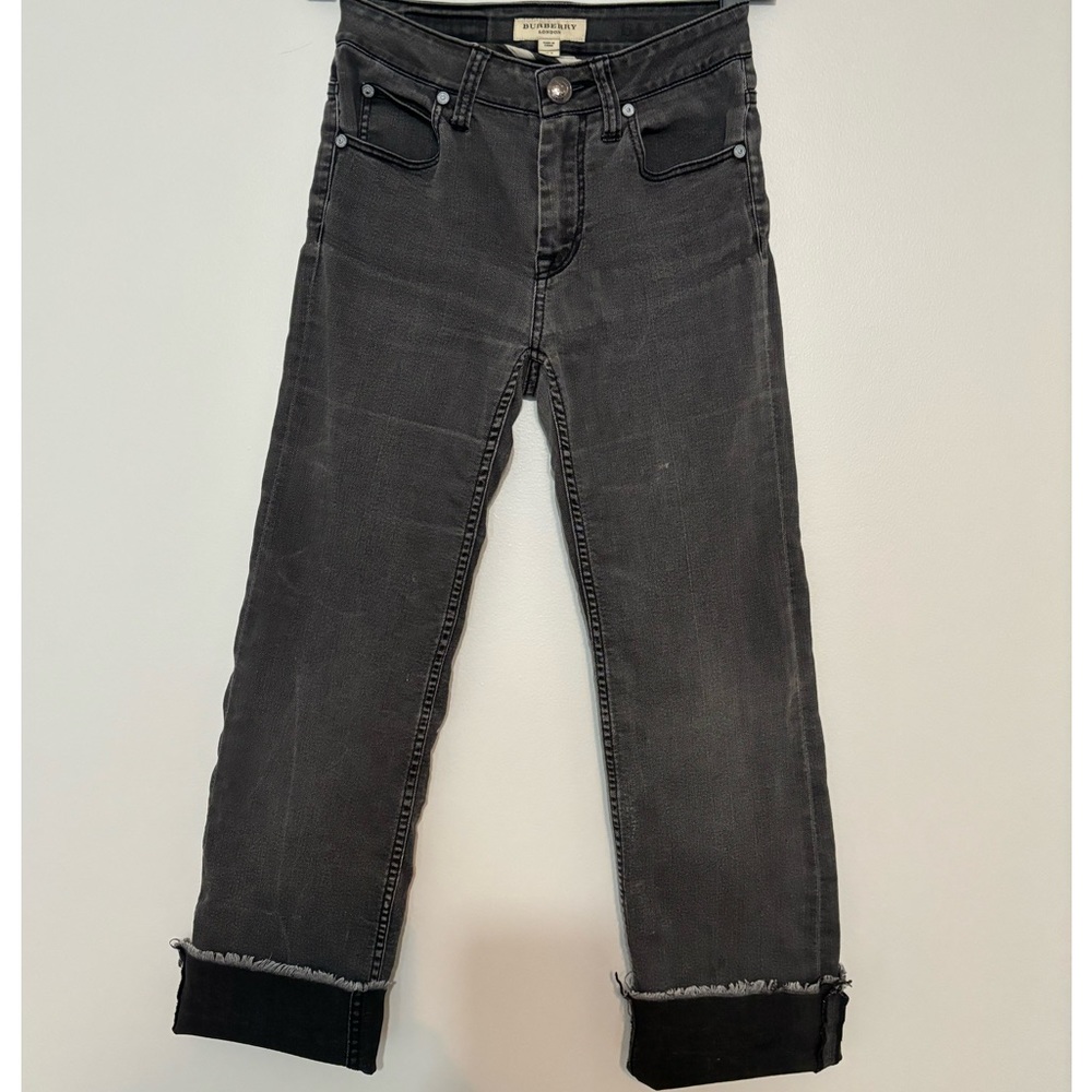 Burberry cropped high waisted jeans